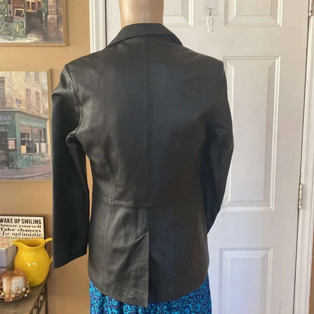 Denim & co leather jacket
